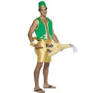 Genie in the Lamp “Rub Me” Costume