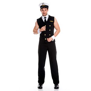 Men’s Sexy Airline Pilot Costume
